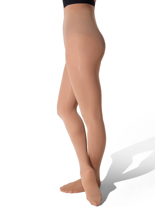 1915 Capezio Ultra Soft™ Footed Tight Caramel