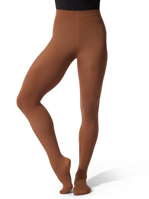 1916 Capezio Ultra Soft™ Self Knit Waistband Transition Tight® Maple