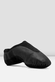 S0470L Bloch Ladies Pulse Leather Jazz Shoes Black Leather