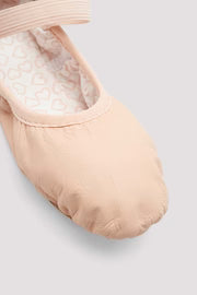 S0227G Bloch Children's Belle Leather Ballet Shoes Pink Leather