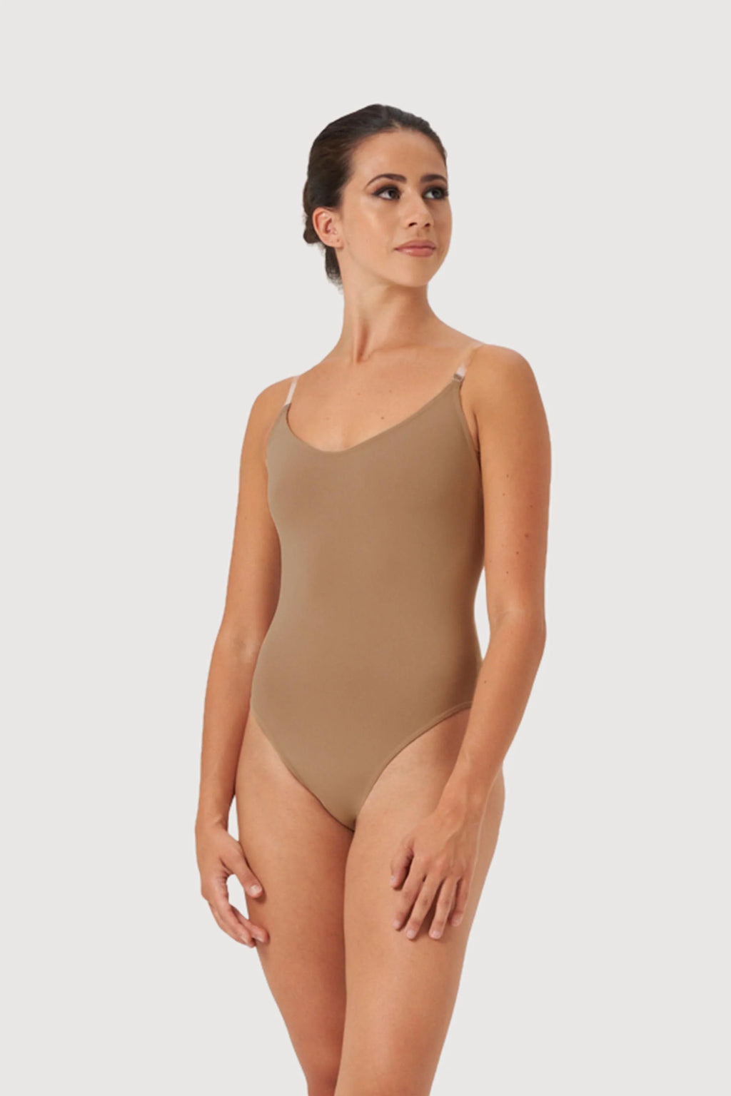 B3367- Bloch Bodyliner / Romoveable Strap Tan