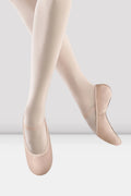 S0227G Bloch Children's Belle Leather Ballet Shoes Pink Leather