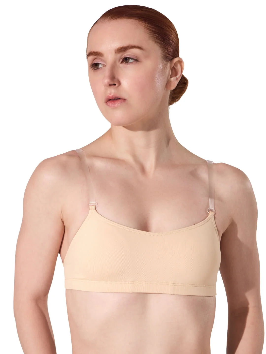 3564- Capezio Camisole Bra With Bra Tek Nude
