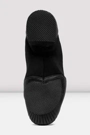 S0495L Ladies Neo-Flex Slip on Leather Jazz Shoes Black Leather
