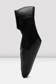 S0495L Ladies Neo-Flex Slip on Leather Jazz Shoes Black Leather